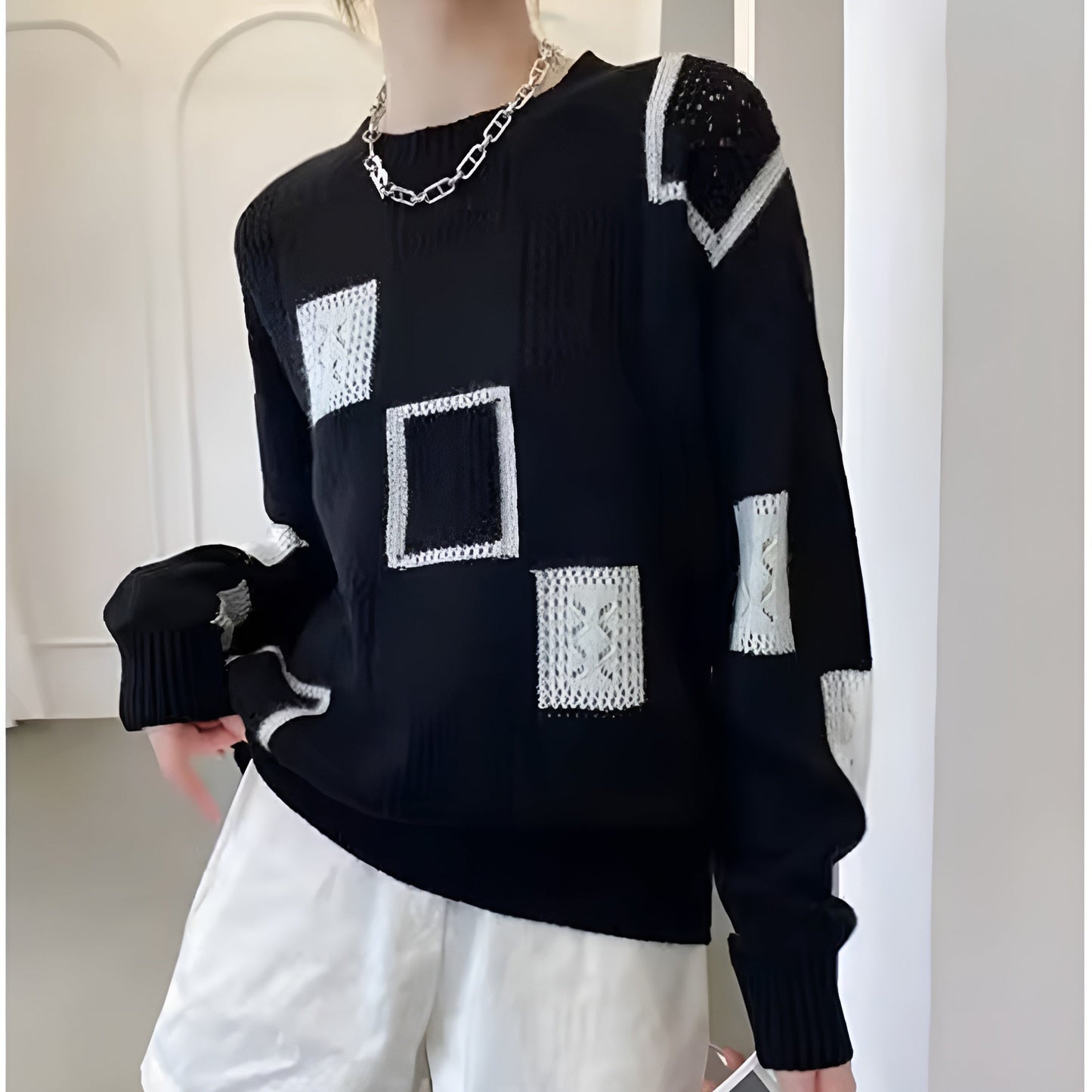 Beatriz | Elegant knit sweatshirt