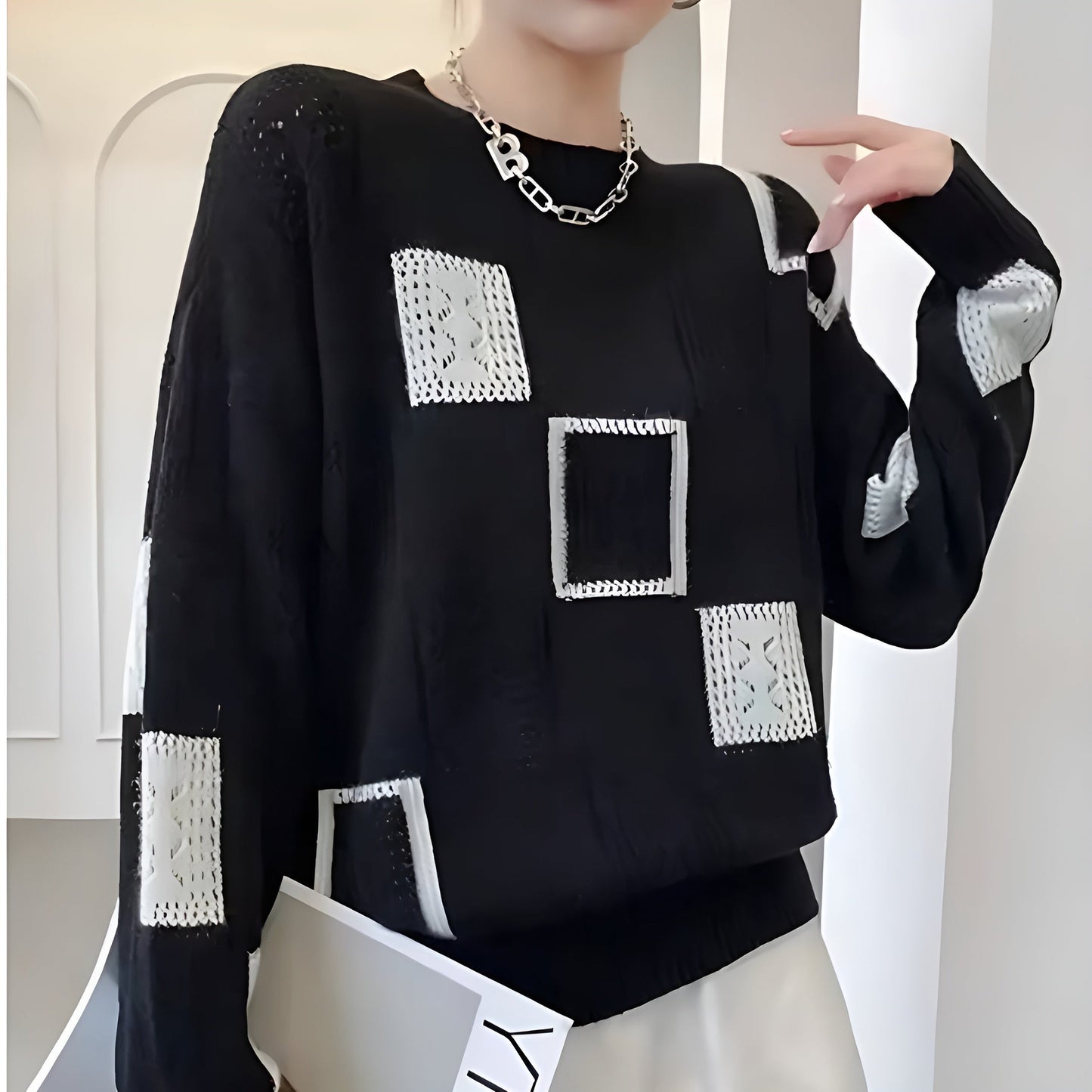 Beatriz | Elegant knit sweatshirt
