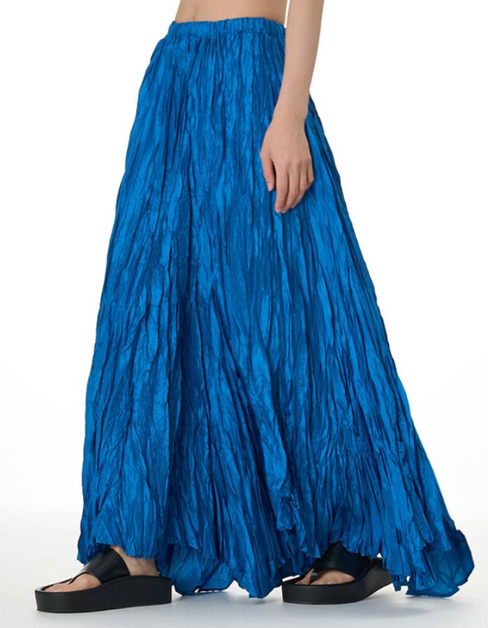 Alice® | Flowy, draped, smocked skirt