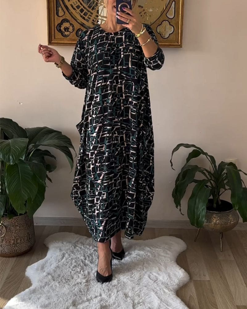Amalia® | Long Retro Style Dress