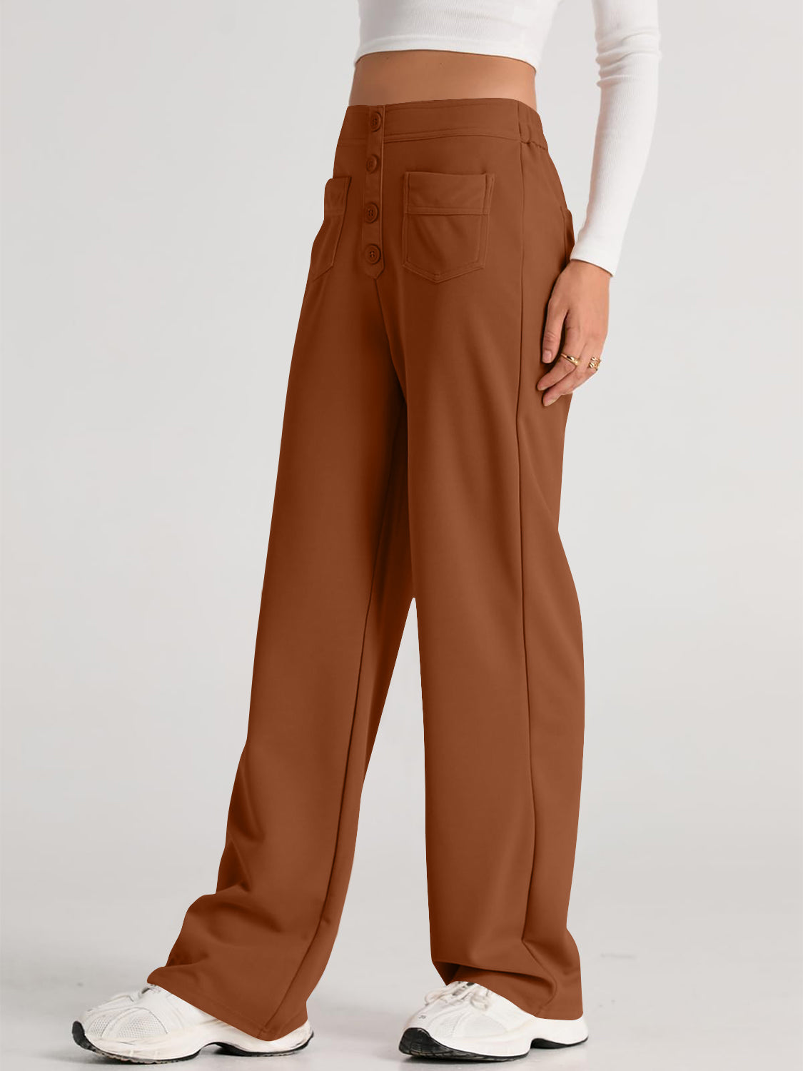 Apolonia | Wide-leg, high-waisted trousers
