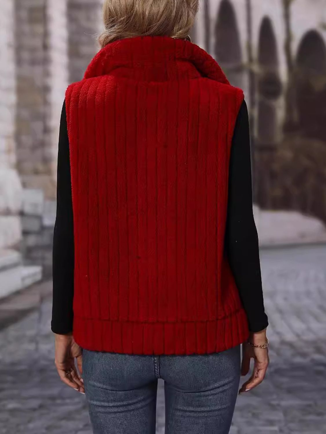 Dayana® | Vest coat with zip and pockets
