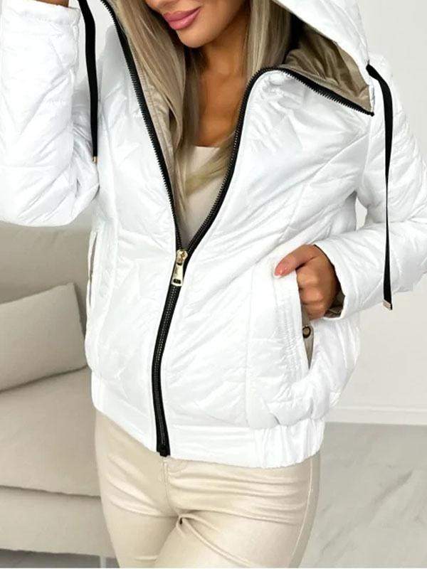 Annika® | Multicolored cotton winter jacket