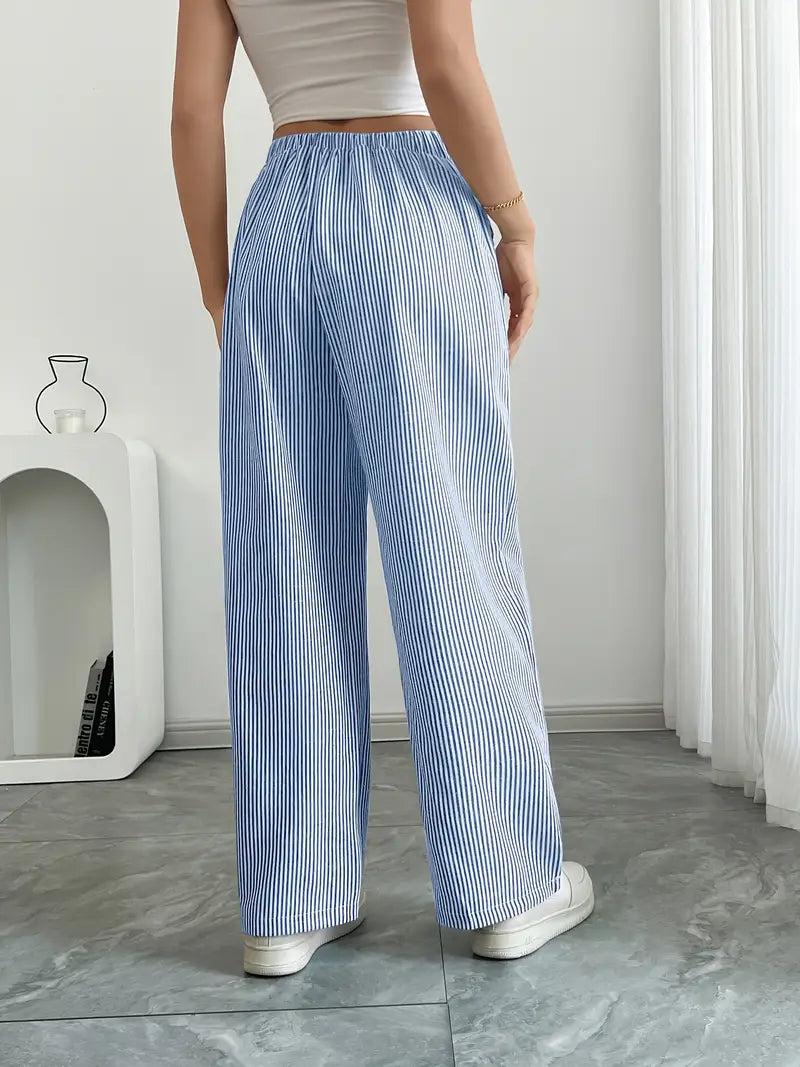 Linda | Elegant Striped Pants with Pockets in Trendy Colors
