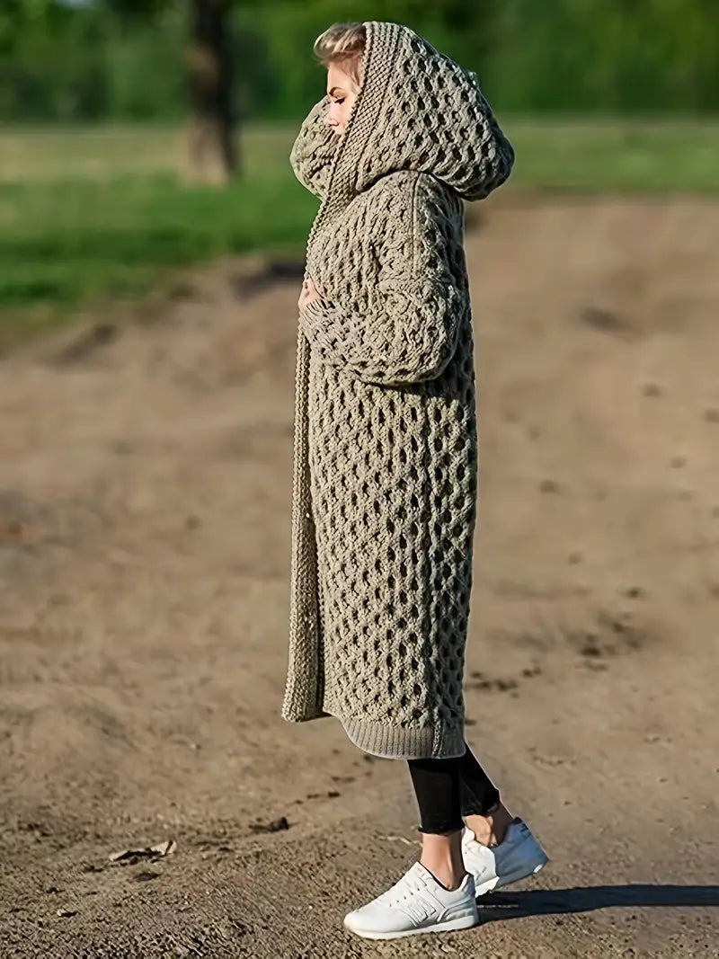 Eliana® | Knitted vest with hood