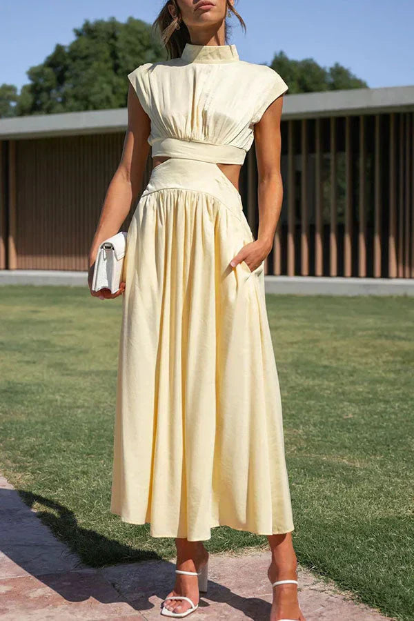 Amalia® | Pleated Maxi Dress For Women