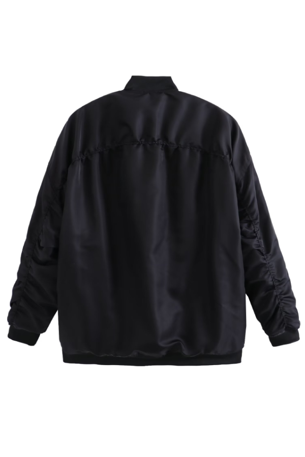 Alina® | Oversized Bomber Loose Biker Jacket