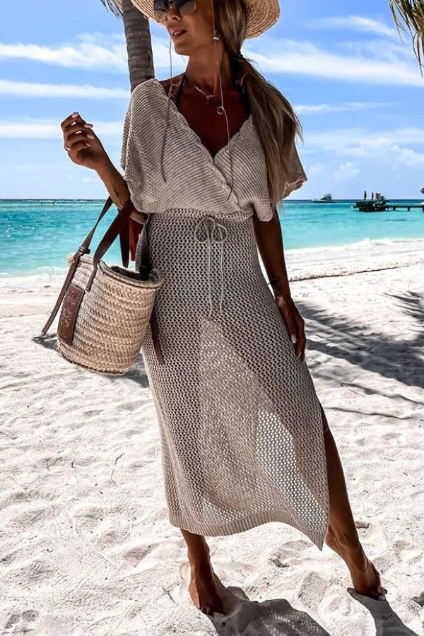 Claudia® | Sailing The Sea Knitted Cover-Up Dress
