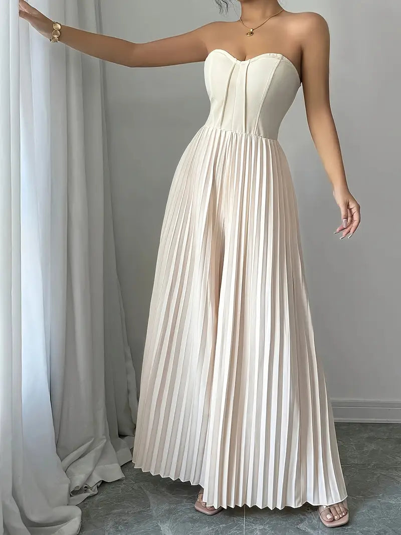 Blythe® | Elegant strapless jumpsuit