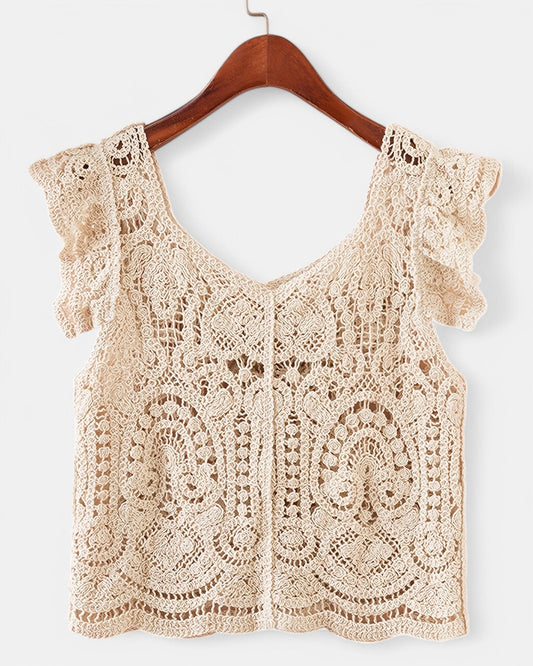 Cándida® | Elegant Boho Blouse With Button Placket