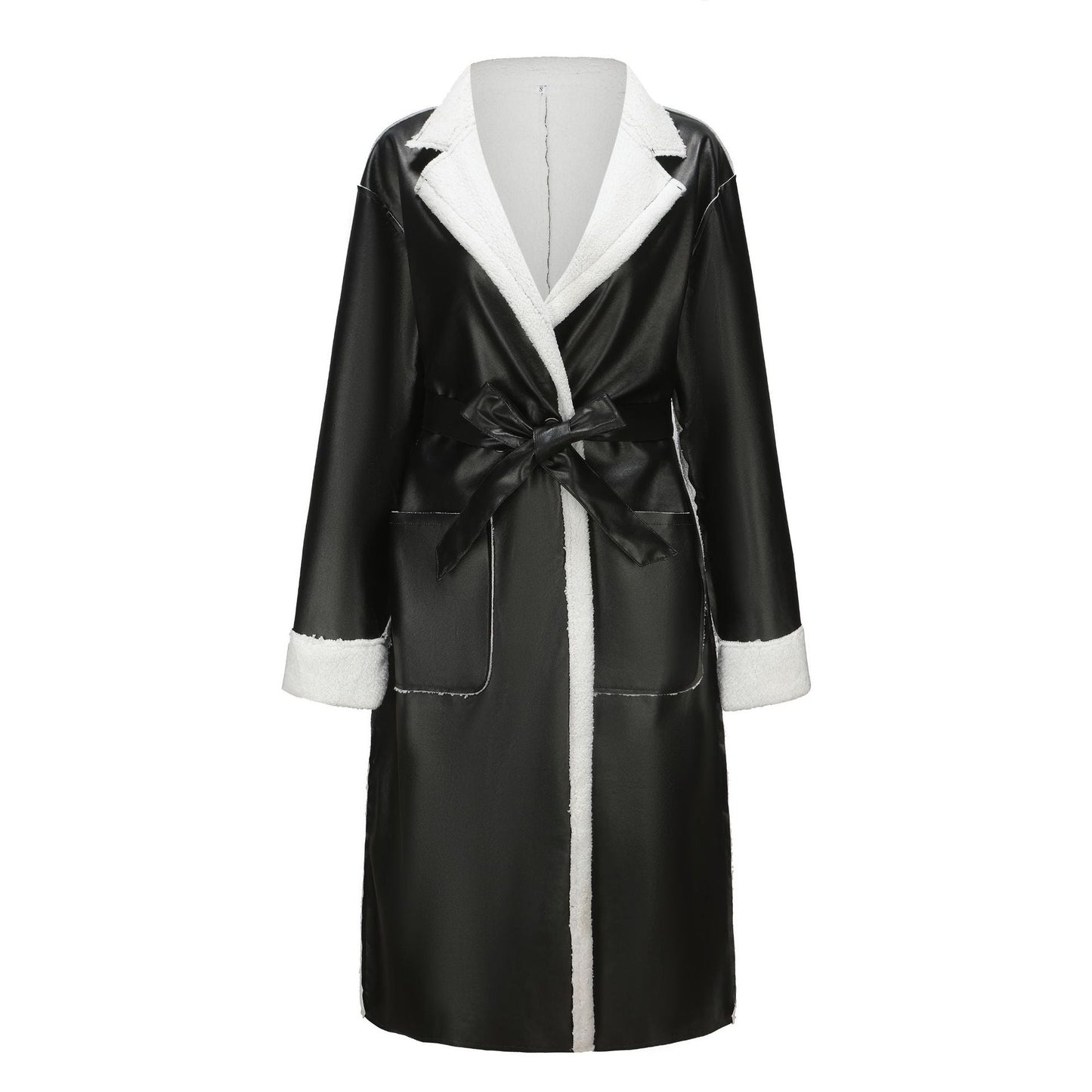 Dana® | Thick leather trench coat