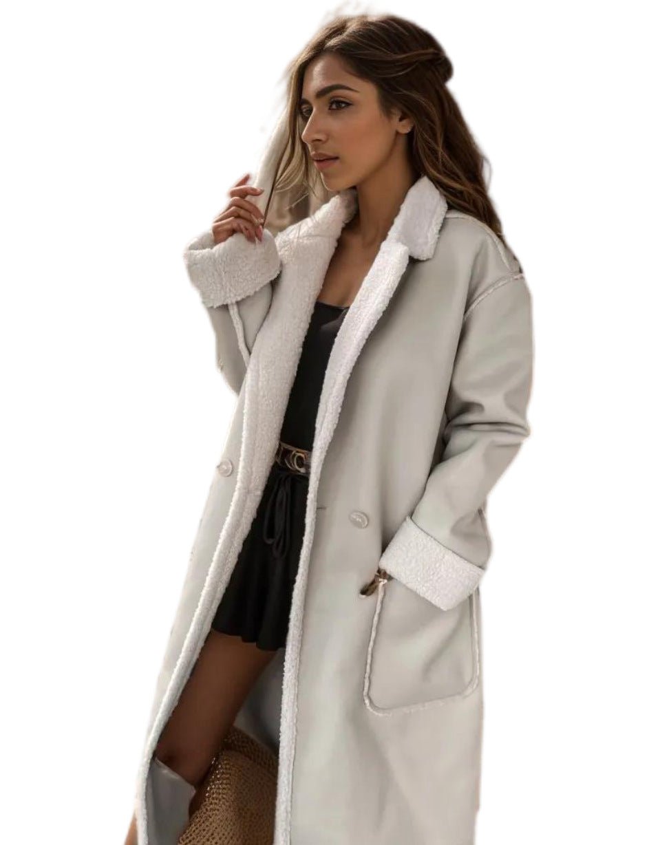 Dana® | Thick leather trench coat