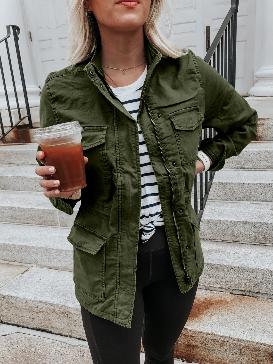 Carolina® | Long sleeve zip jacket with pockets