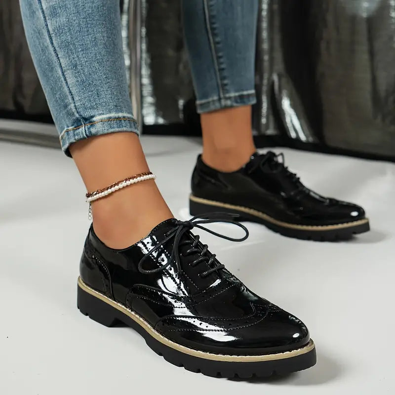 Alejandra® | Shiny leather shoes