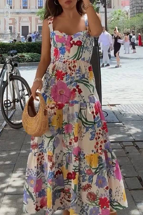 Carla® | Casual floral print summer dress