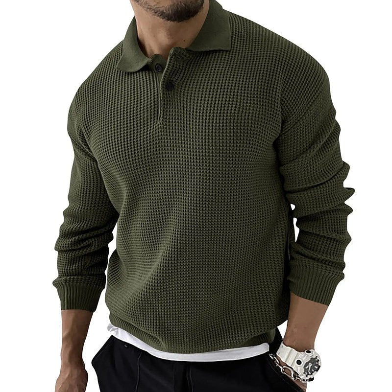 Demetrius | Men's Long Sleeve Polo Sweater