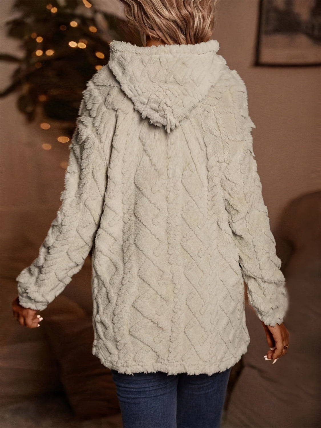 Carmen® | Long sleeve plush drawstring hoodie