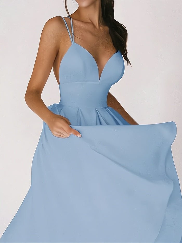 Aurora® | Elegant V-Neck Dress