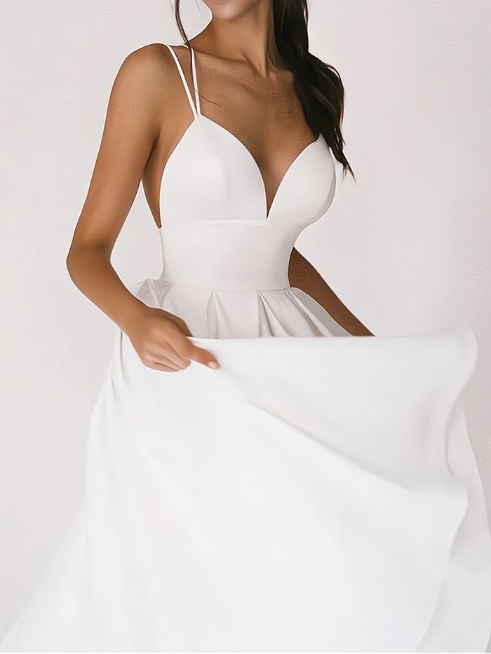 Aurora® | Elegant V-Neck Dress