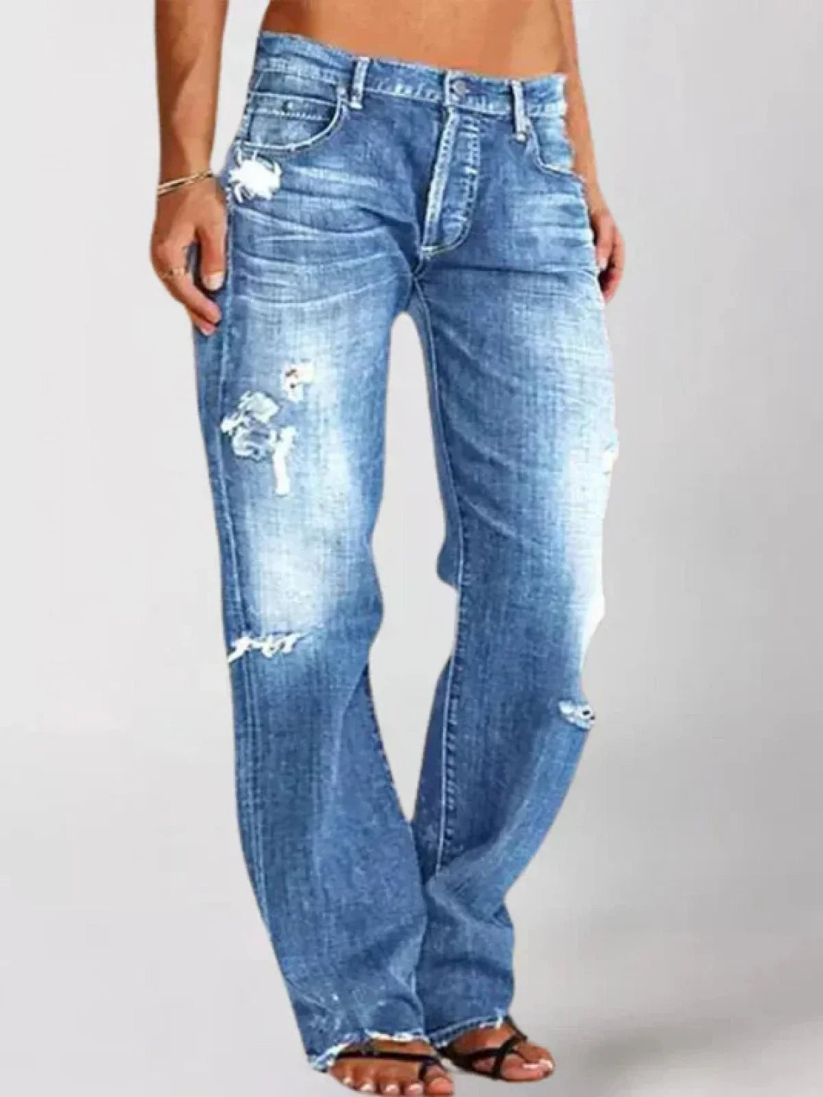 Alessia® | Elegant Low-Rise Jeans