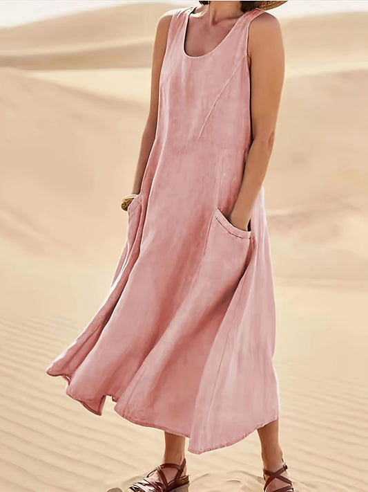 Amayrani® | Vintage Tank Dress With Pockets