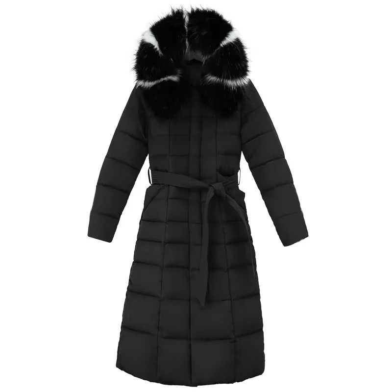 Debora | Silent down jacket with fur hood