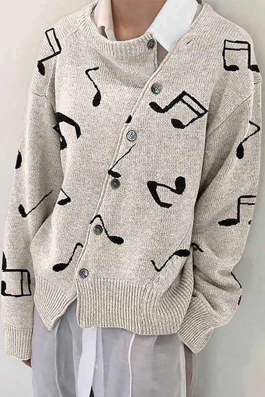 Cinthia® | Casual Solid Make Old Buttons O Neck Outerwear