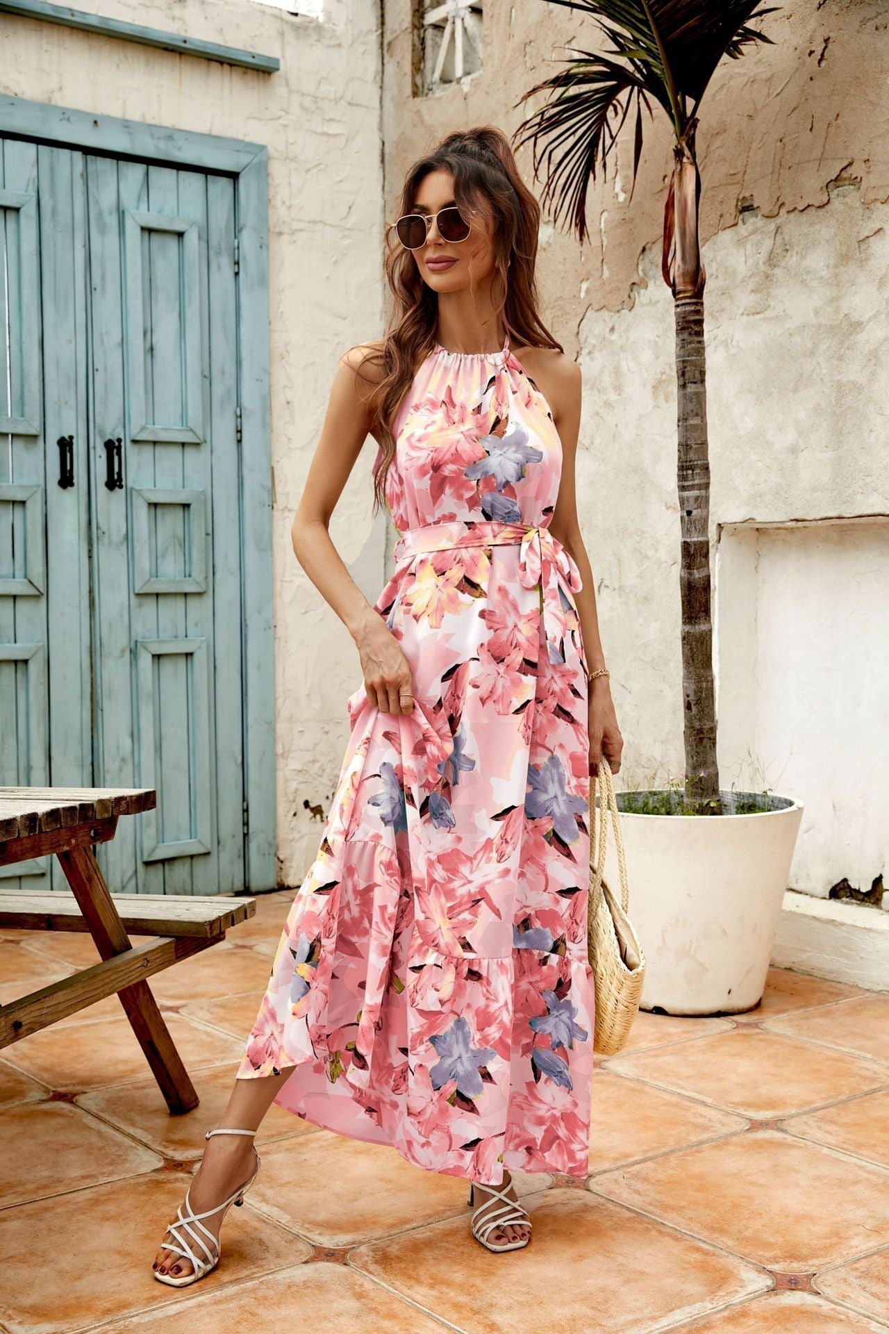 Eleanor® | Summer dress with a round neckline