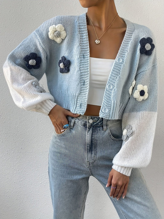 Carina® | Elegant and stylish floral cotton knitwear