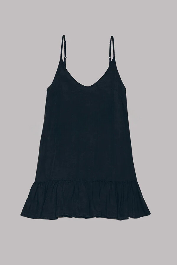 Agustina® | Flowing A-line mini dress made from a cotton-linen blend