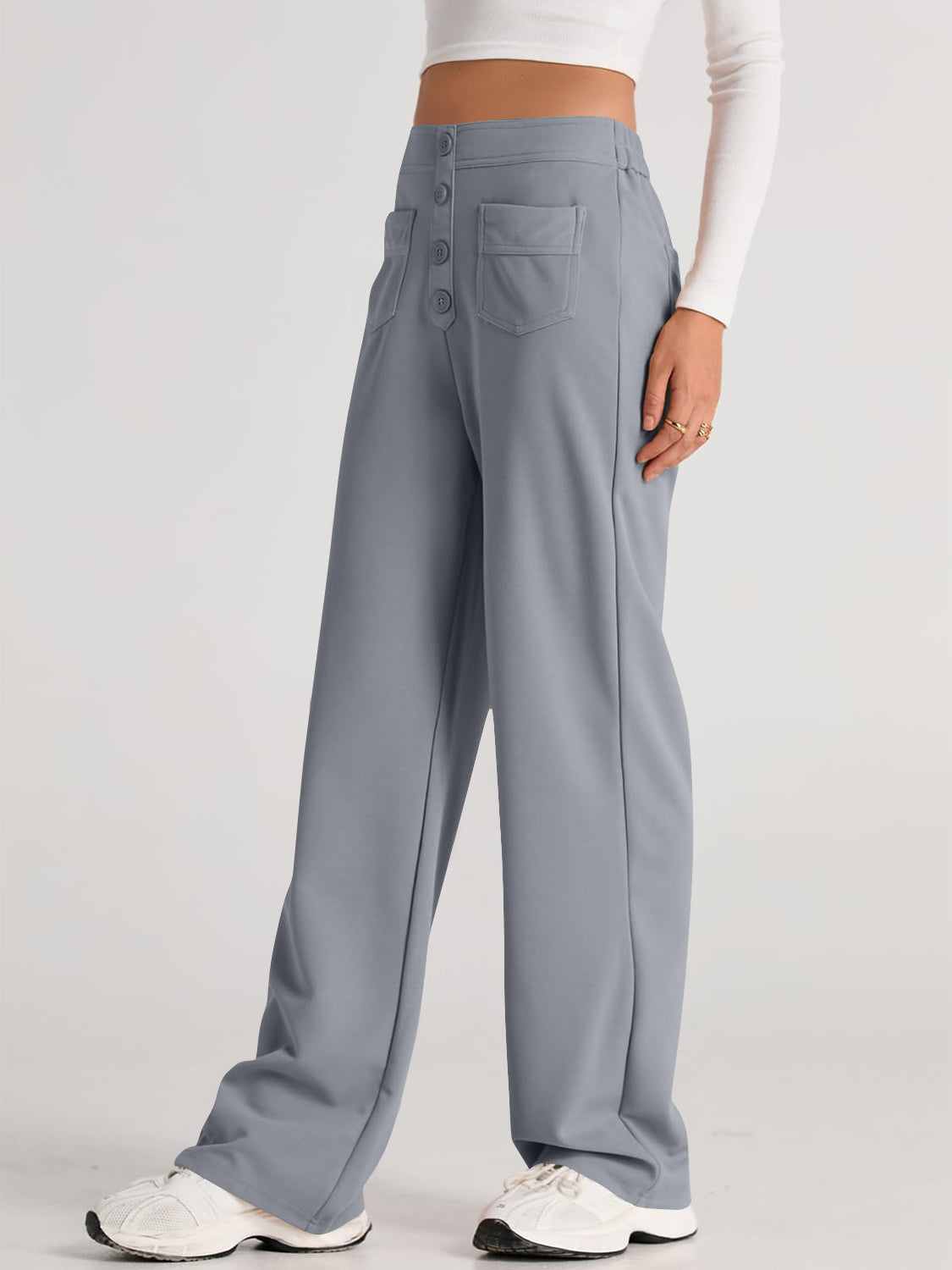 Apolonia | Wide-leg, high-waisted trousers