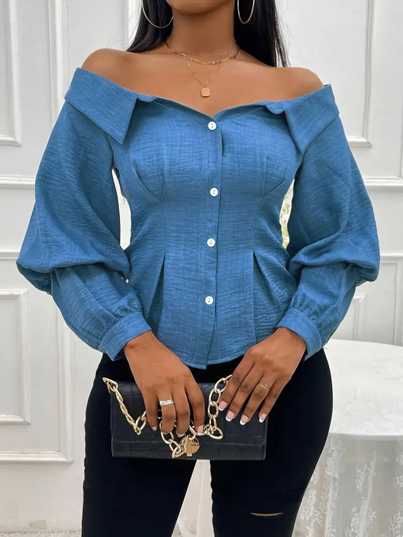 Dulce® | Elegant off-the-shoulder blouse