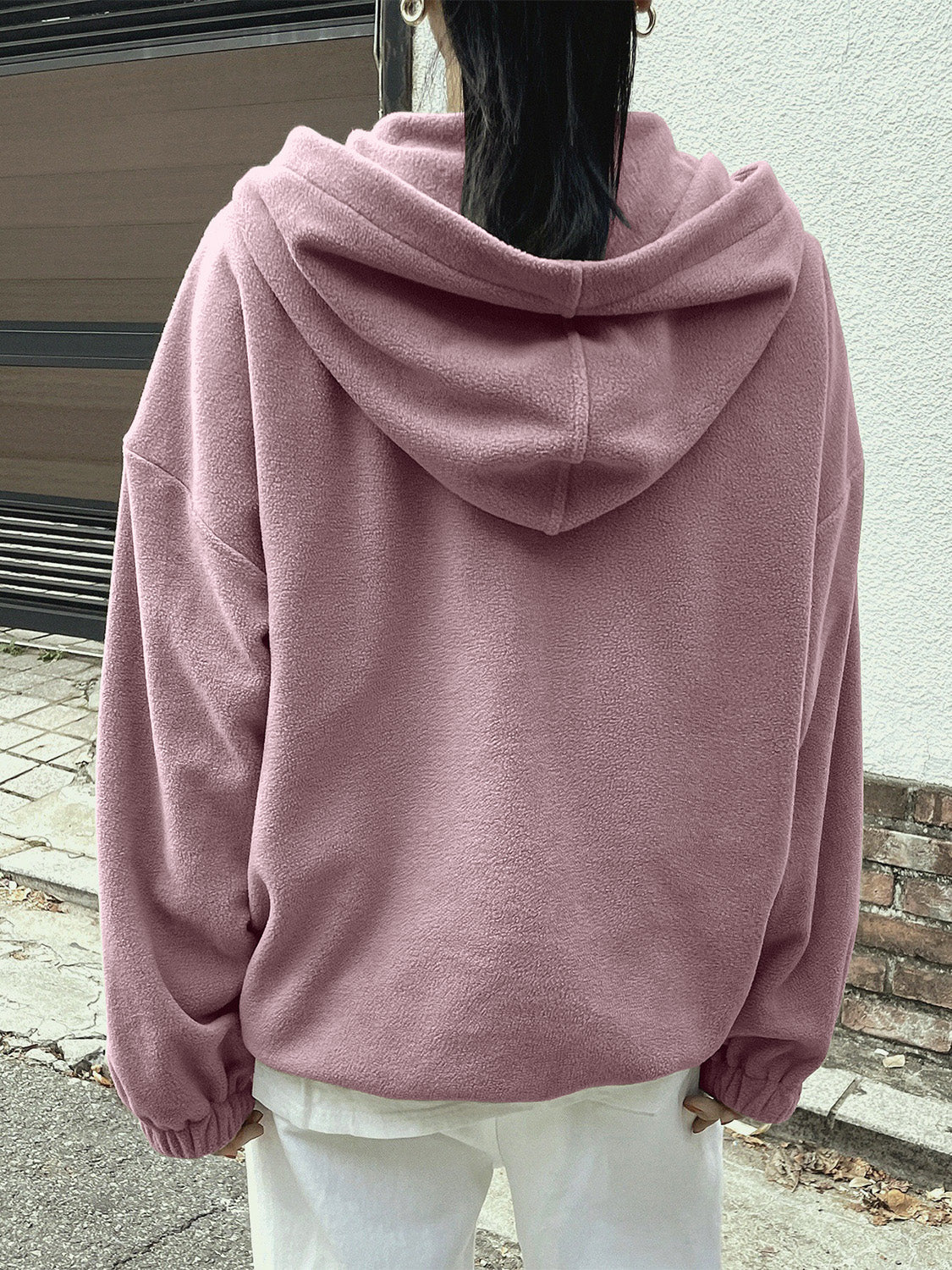Beatriz® | Mountain Quarter Zip Long Sleeve Hoodie