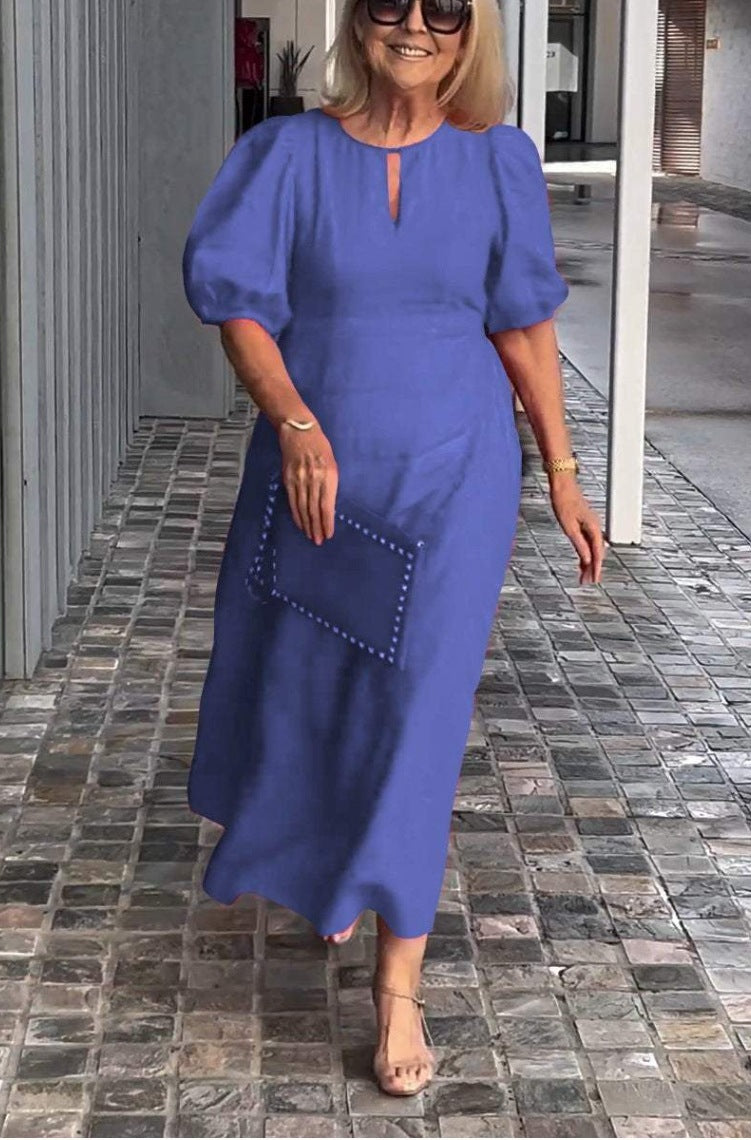 Brooke® | Midi dress with puff sleeves