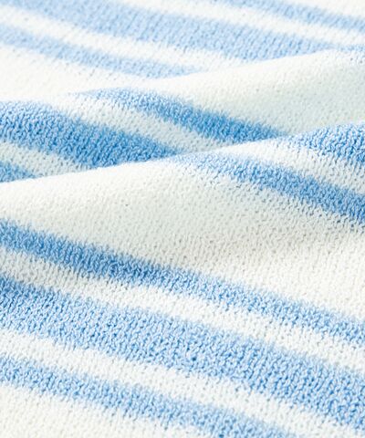 Beatriz® | Striped knit top with a crew neck and half sleeves