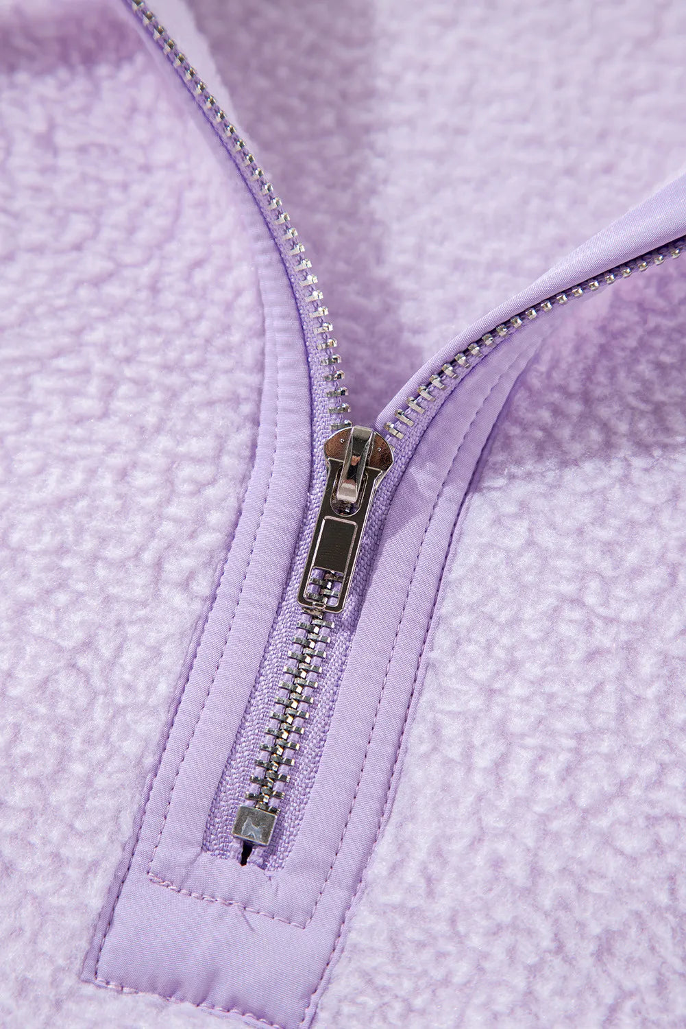 Dominique® | Long sleeve hoodie with drawstring and half zip