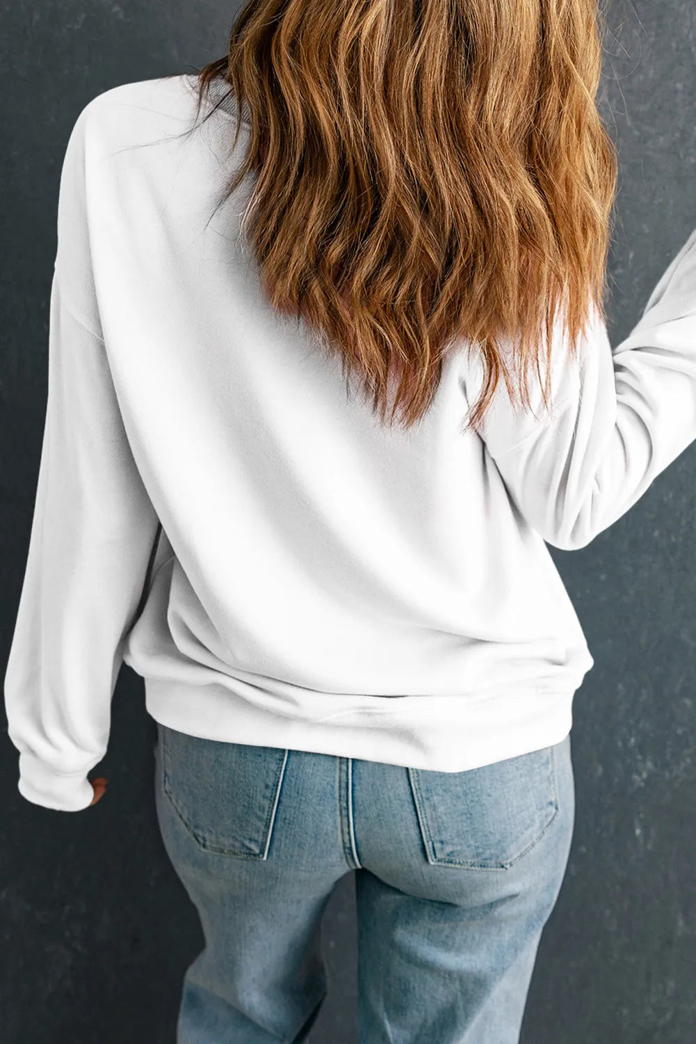 Carina® | JOY crew neck long sleeve sweatshirt