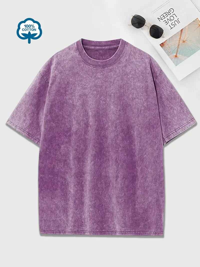 Elisa® | Crew Neck Cotton T-Shirt