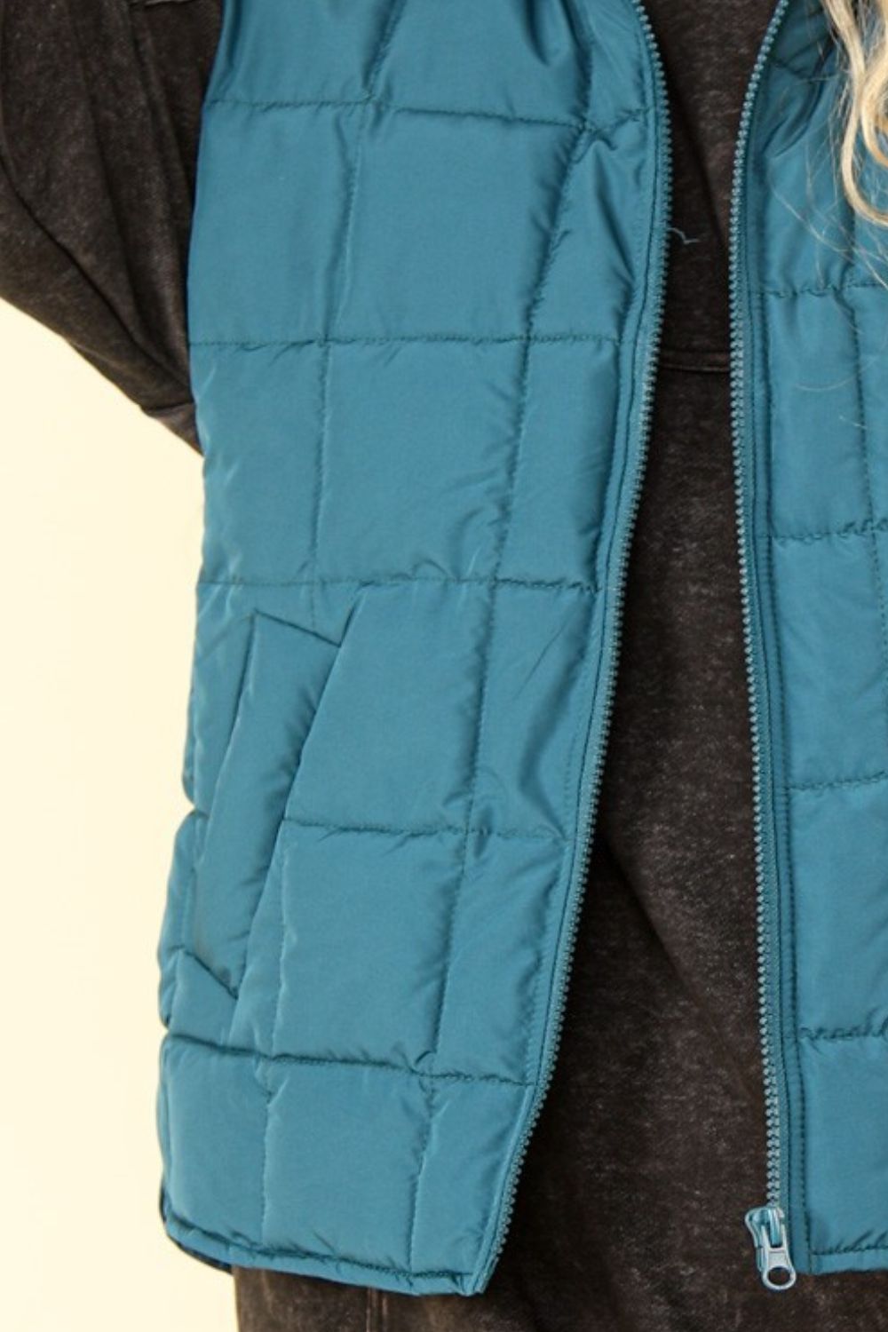 Carolin® | Padded, warm vest with zip