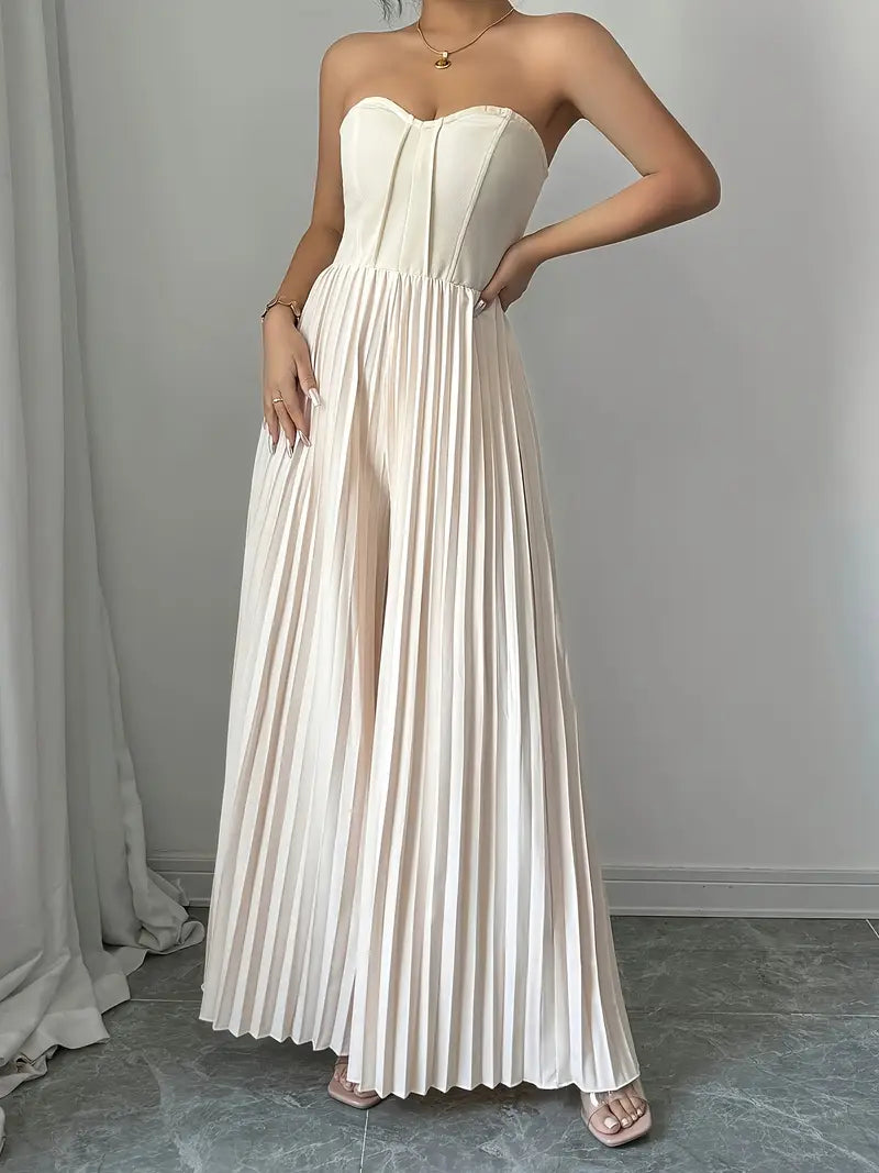 Blythe® | Elegant strapless jumpsuit