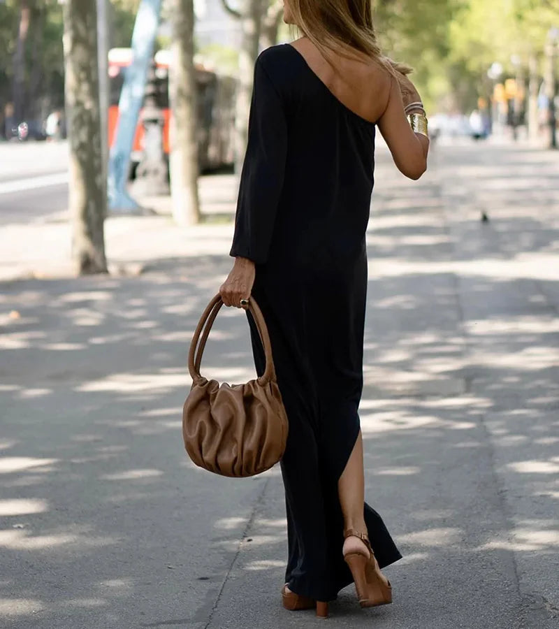 Ava® | Elegantly flowing one-shoulder dress