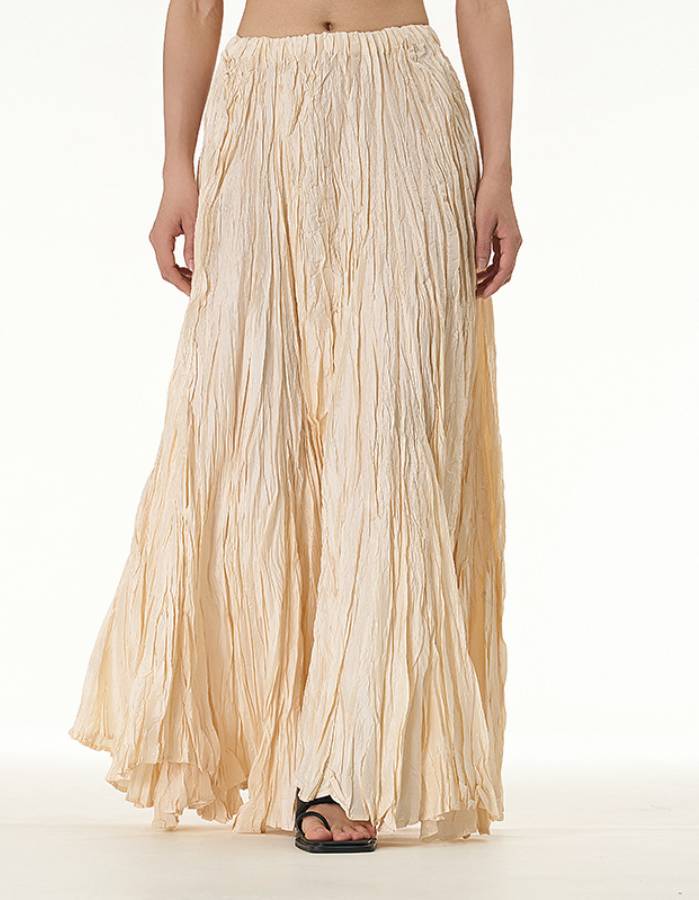 Alice® | Flowy, draped, smocked skirt