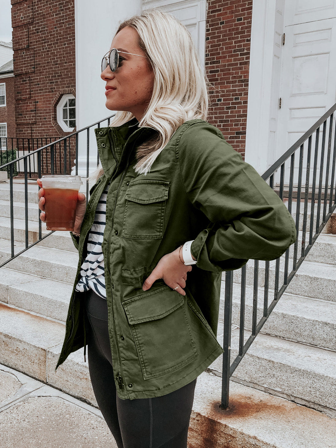 Carolina® | Long sleeve zip jacket with pockets