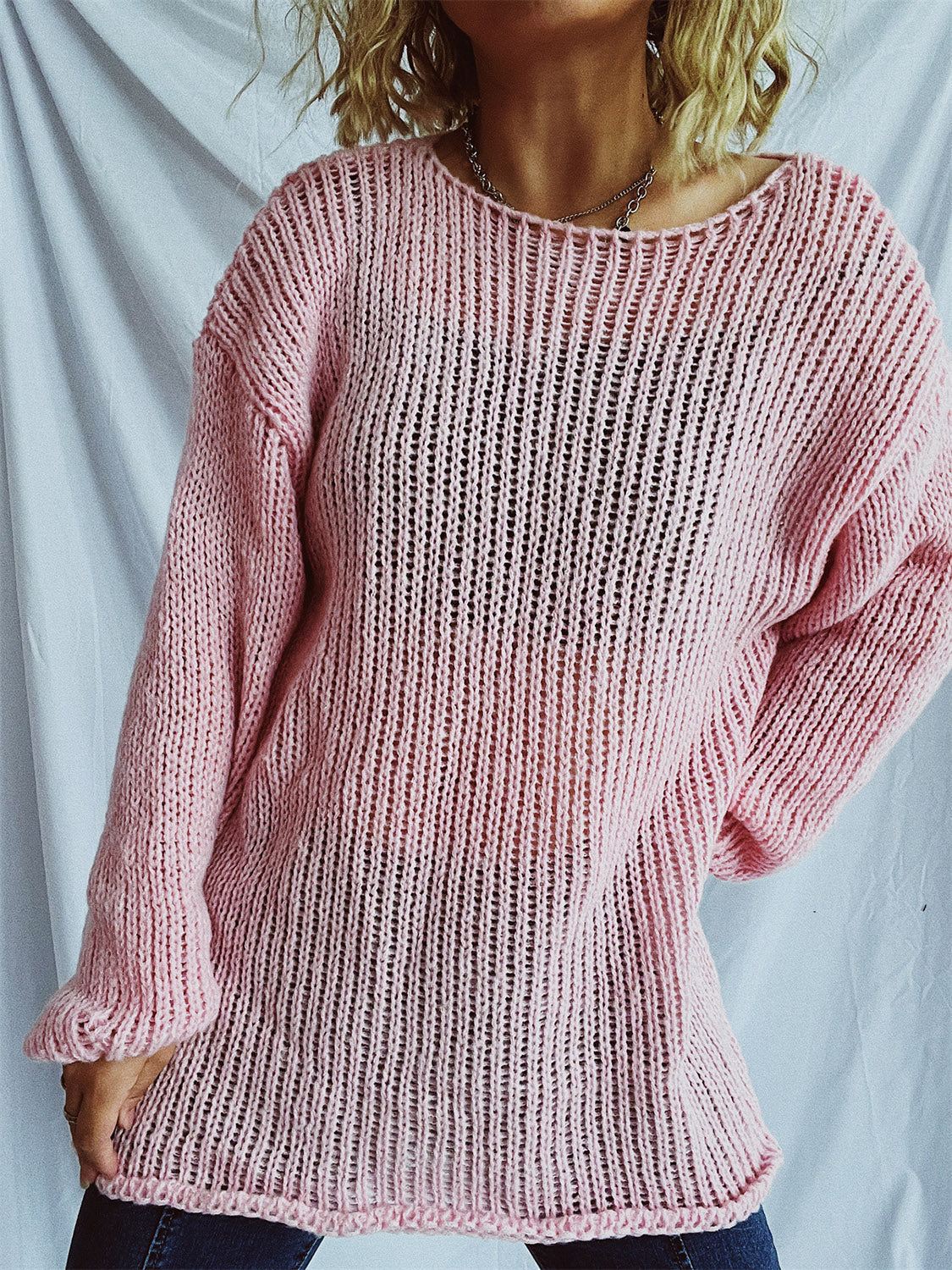 Bernadette® | Sweater with a boat neckline and dropped shoulders