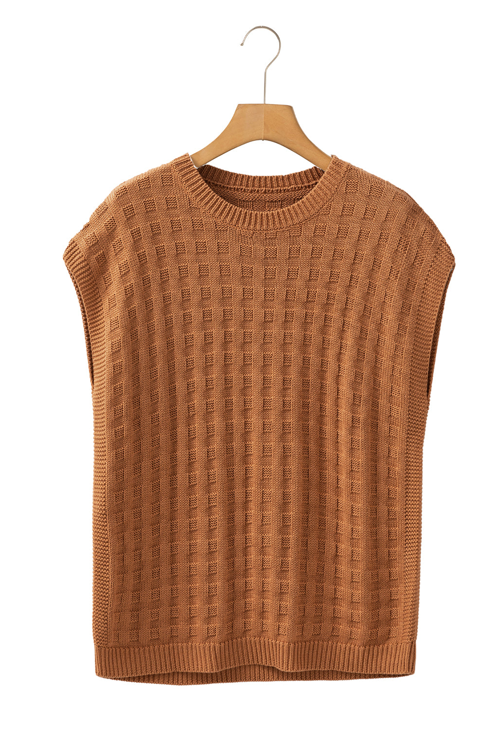 Cielo® | Pullover vest with a crew neck and cap sleeves