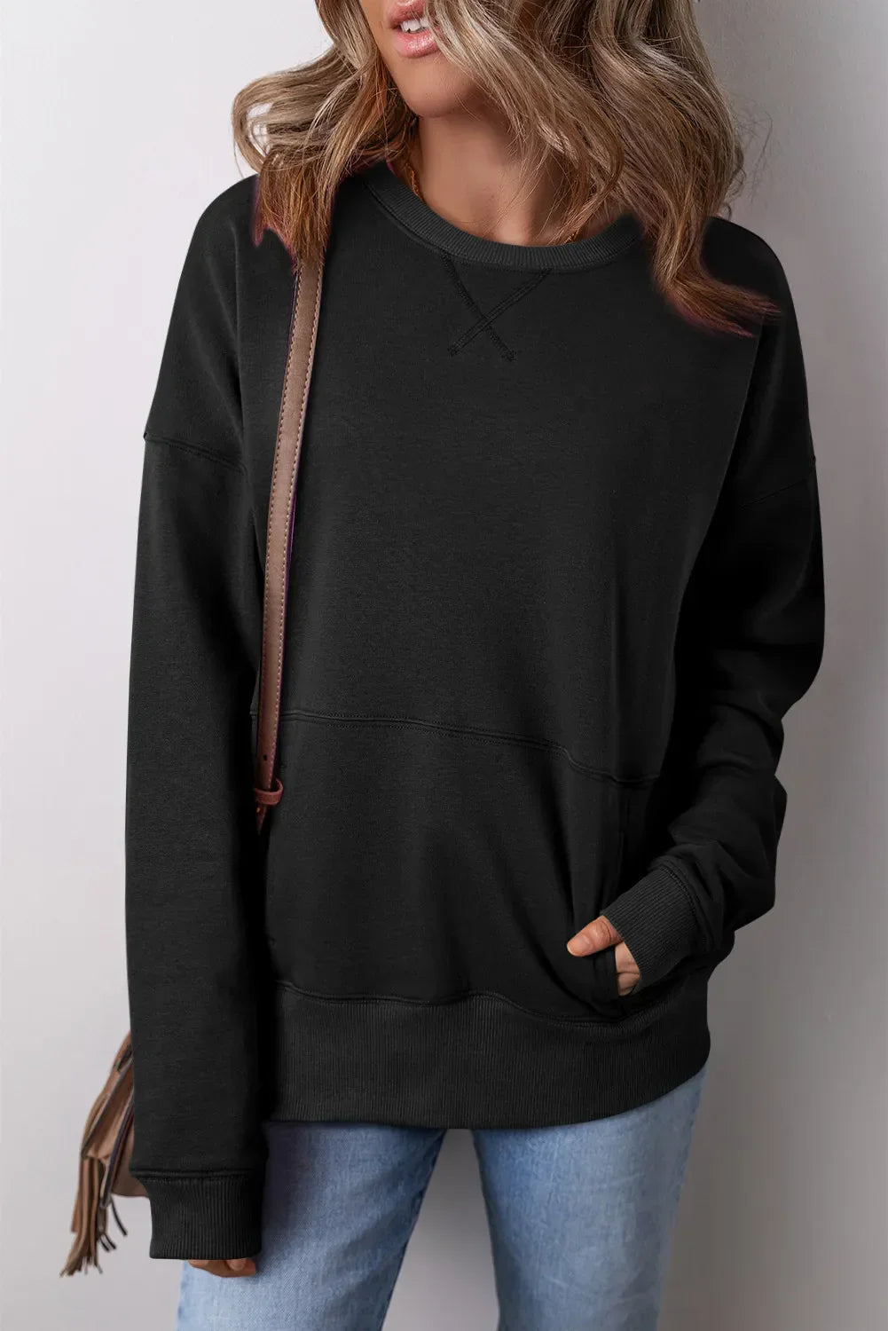 Dafne® | Long sleeve crew neck sweatshirt