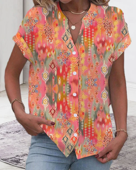 Brout® | Women'S Party Blouse Short Sleeve