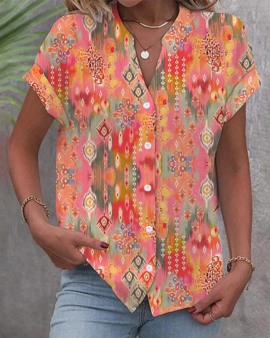 Brout® | Women'S Party Blouse Short Sleeve