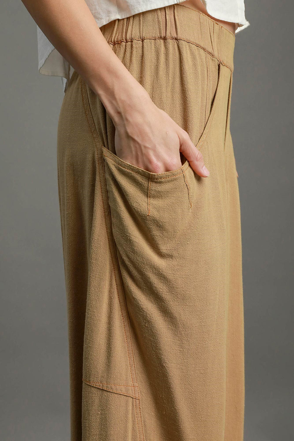 Alice® | Baggy fit trousers with an elastic waistband and pockets
