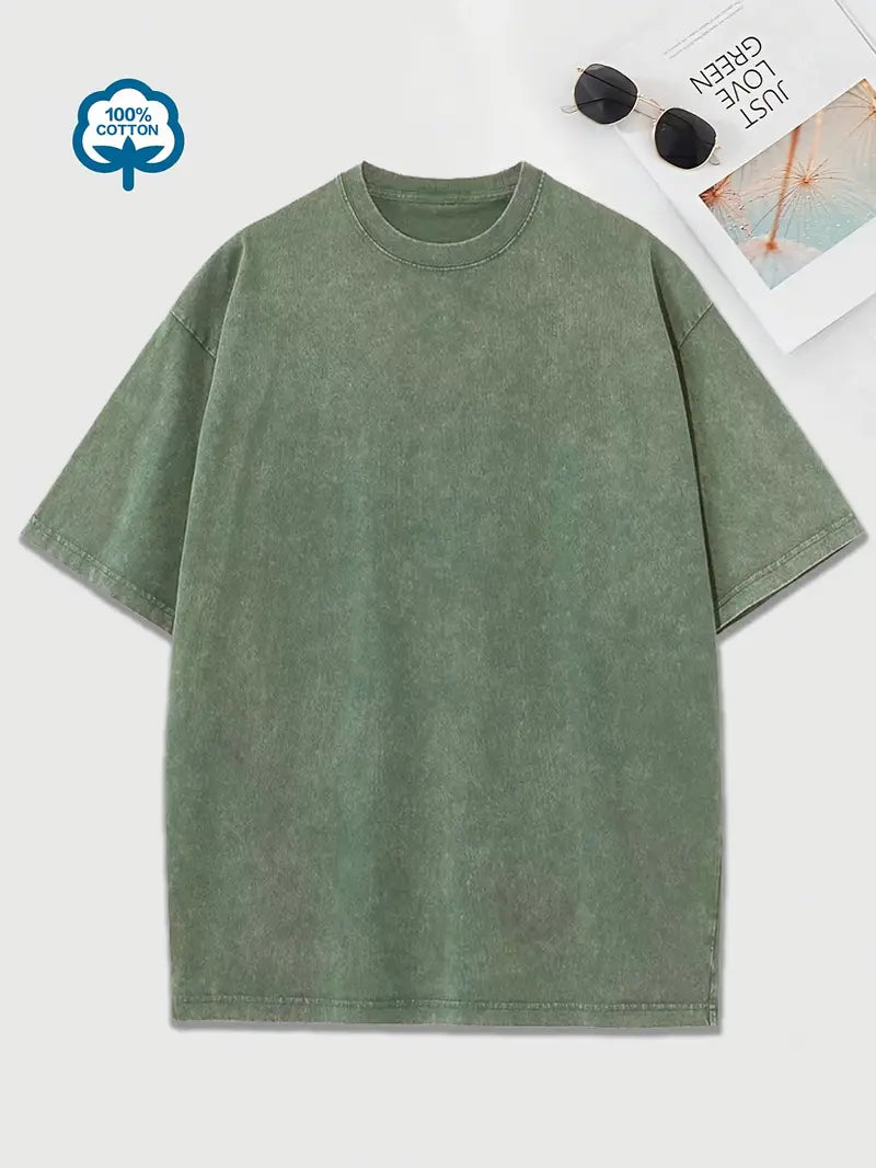 Elisa® | Crew Neck Cotton T-Shirt